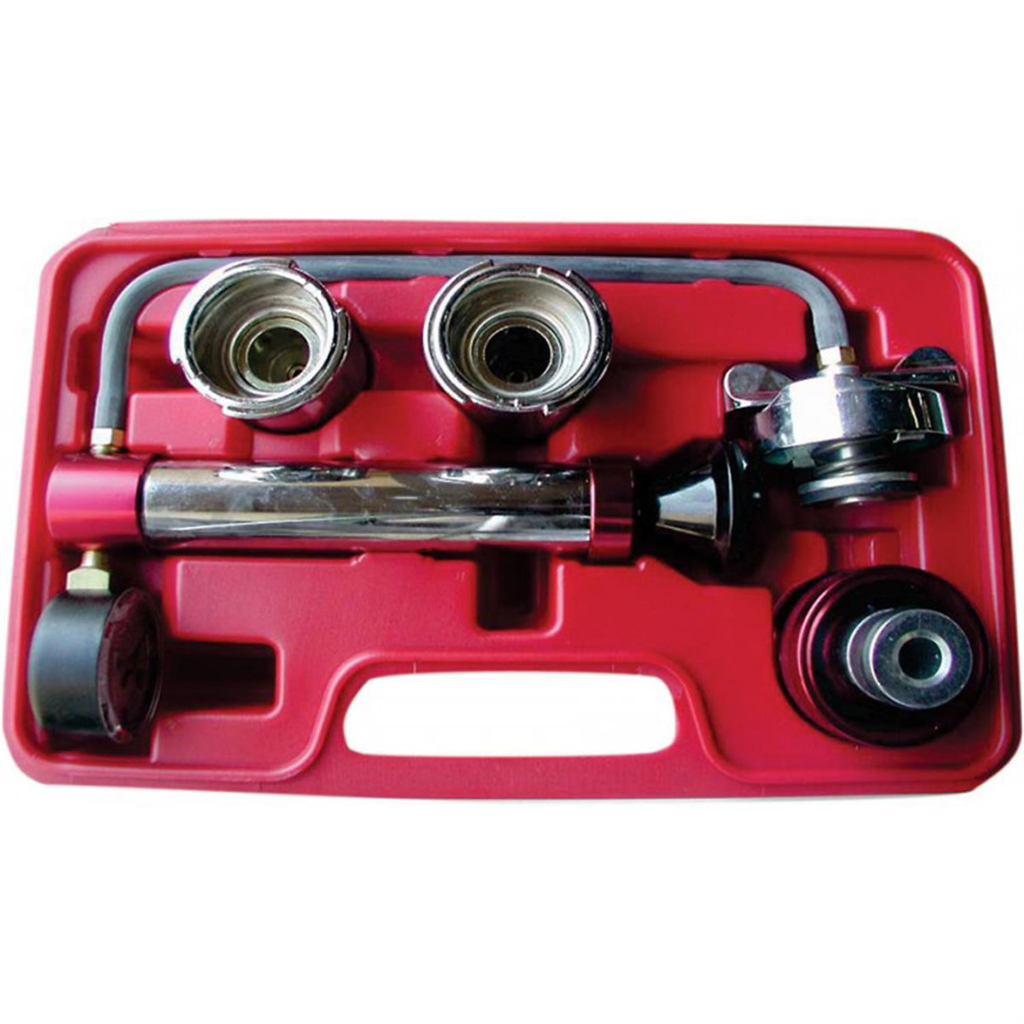 CTA Manufacturing Radiator Pressure Tester Kit — 12in. Hose, Cap Adapter, 1/4in. Spacer Washer, Model# CTA7050